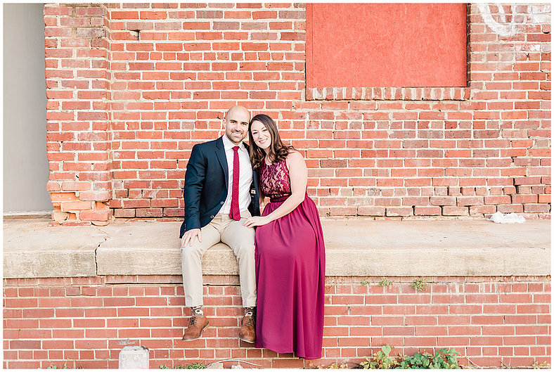 Brittany and Amir Downtown Raleigh Engagement