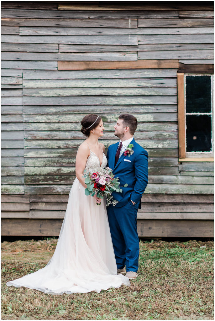 Natalie & Robert Rustic Farm NC Wedding